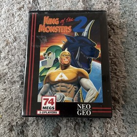 King of the Monsters 2 - Neo Geo, SNK 1993 AES Tested U.S.A Seller No Manual