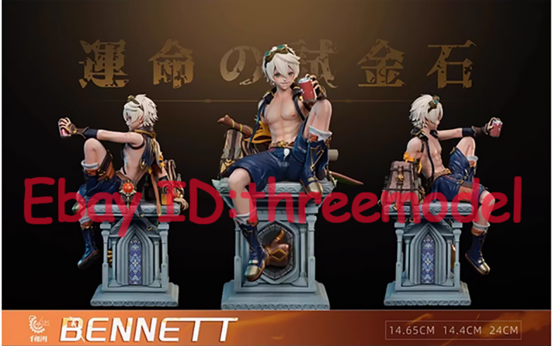 TOC Studio 1/6 Genshin Impact Bennett Anime Resin Statue H24cm Pre