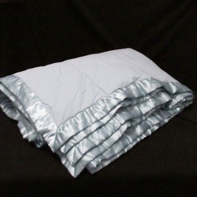 Down Duvet Comforter Lightweight King Blanket Blue Box Pleat 100 x 92