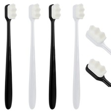 Soft Micro Nano Toothbrush Extra Manual Ultra Bristled With 20000 Soft 4 Pack