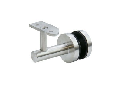 FHC HB6GBS Melrose Series Bracket - Glass Mounted Handrail - Brushed Stainless