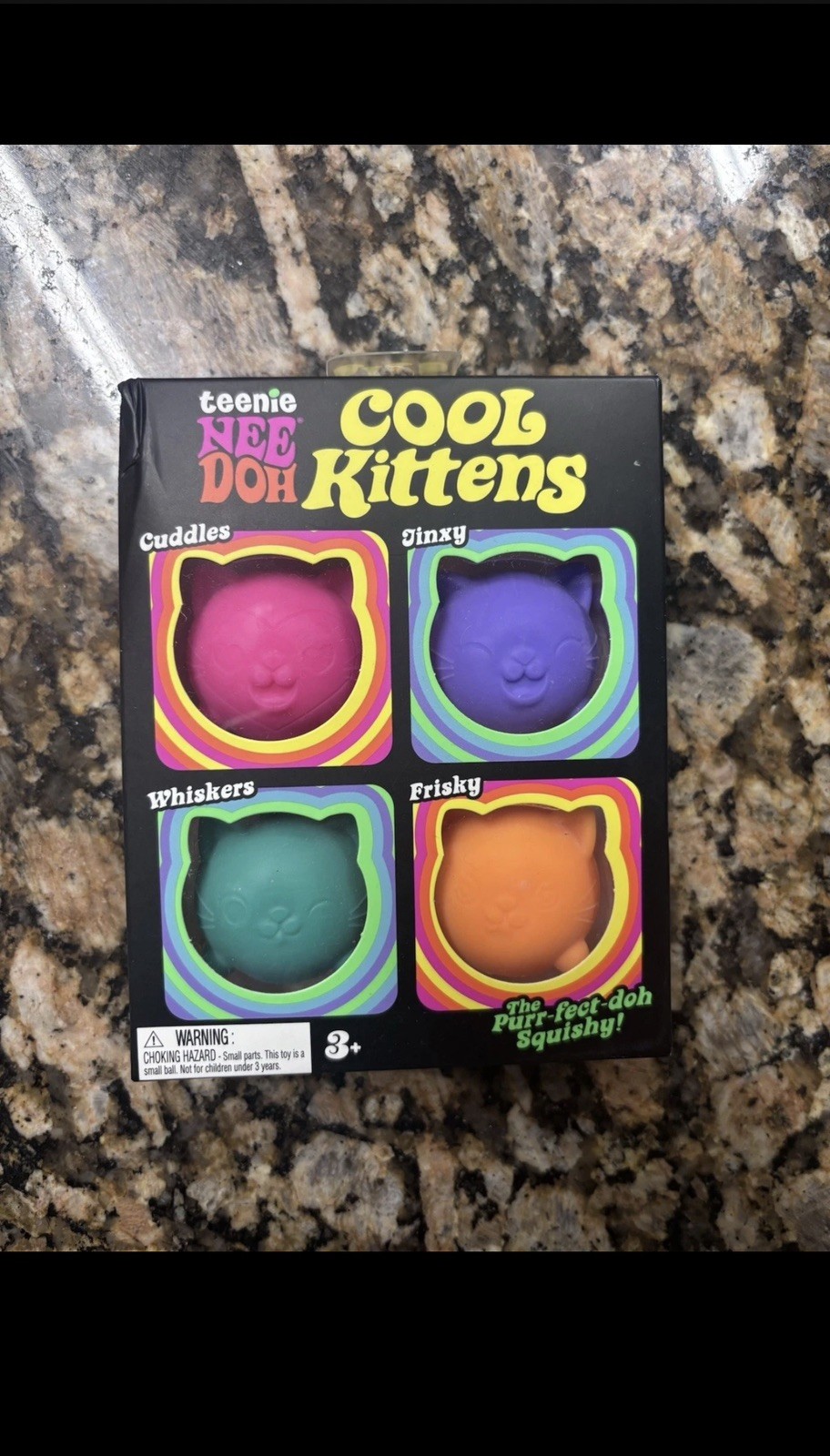 Schylling NeeDoh Gato Súper Cool - Juguete Sensorial para Jugar - Colores Surtidos - Edades de 3 a Adulto (Paquete de 1 Schylling NeeDoh Gato Súper Cool - Juguete Sensorial para Jugar - Colores Surtidos - Edades de 3 a Adulto (Paquete de 1