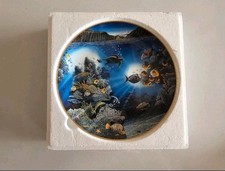 Danbury Mint Serenity of Waipio Underwater Paradise Porcelain Plate Fish LE