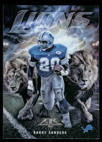 2015 Topps Fire - Into the Wild Barry Sanders #ITW-BS
