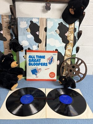 All Time Great Bloopers Volume I Vinyl Record Album 2 LP s Brookeville Mid1970 s