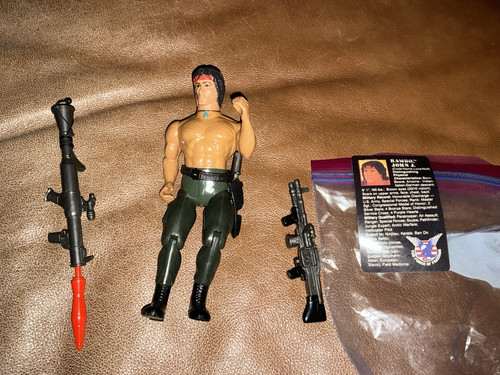 John J. Rambo Force of Freedom 1986 Actionfigur Vintage Original