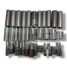 Lot Of 41 Vintage Craftsman Assorted Socket Lot Made In USA