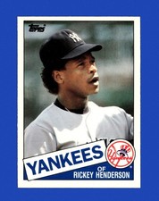 1985 Topps Traded Set-Break # 49T Rickey Henderson NM-MT OR BETTER *GMCARDS*