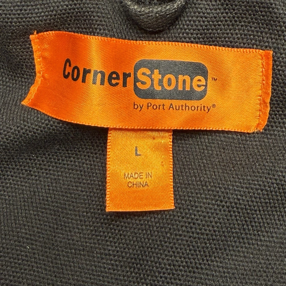 CornerStone Port Authority Jacket Mens L DETROIT STYLE Zip Embroidered Logo READ - Image 2 of 4