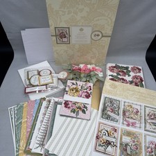 ANNA GRIFFIN Painted Garden Decoupage Card Making Kit  Open Box 17 Cards/20 Env