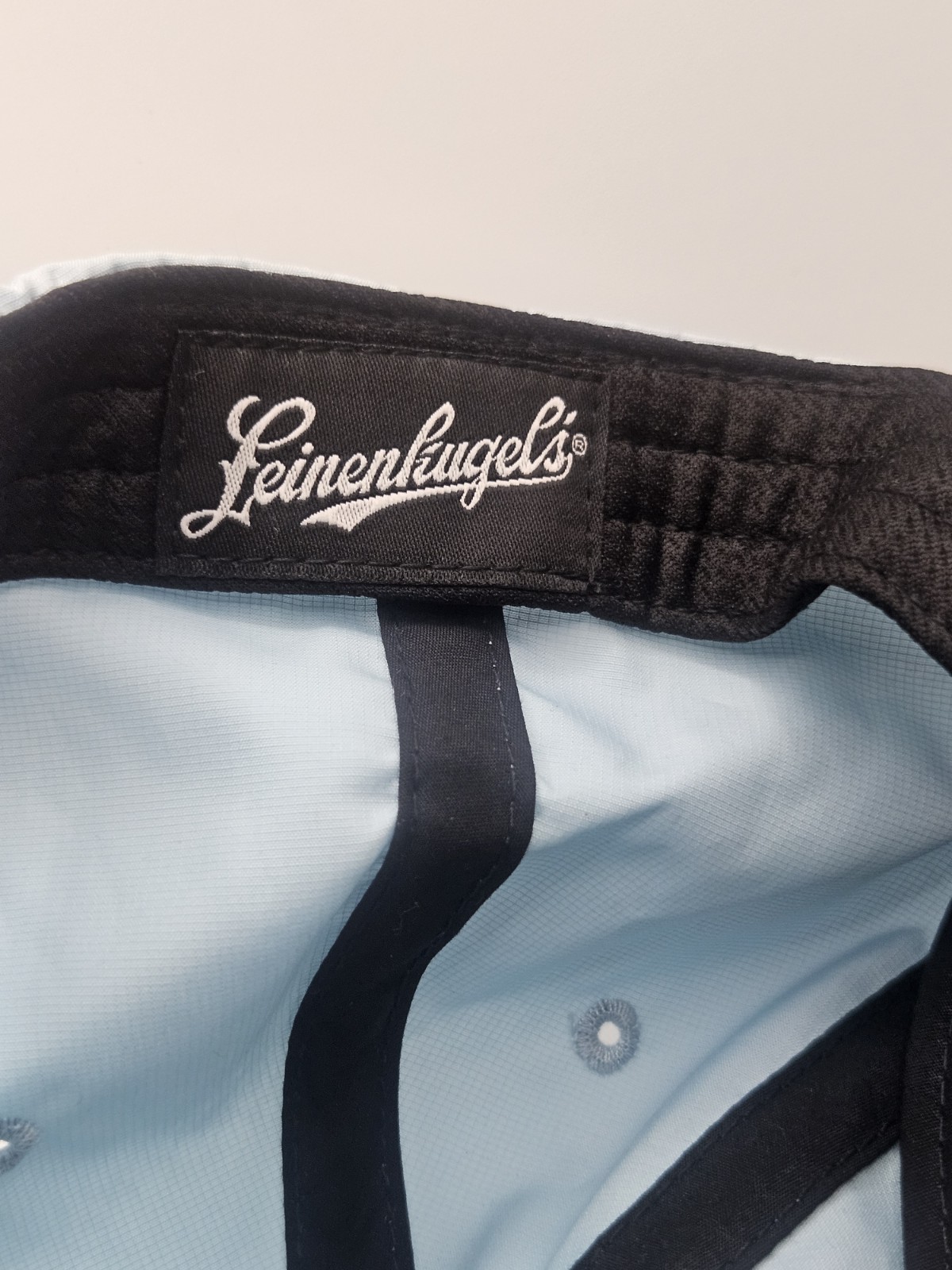 NWT Leinenkugel's Summer Shandy Beer Light Blue/Yellow  Polyester Snapback Hat 