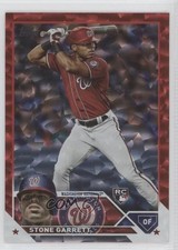 2023 Topps Series 2 Red Foil 103/199 Stone Garrett #498 04qn