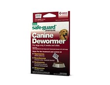 SAFE-GUARD Canine Dewormer for Dogs, Treats Roundworms, Hookworms, Whipworms 