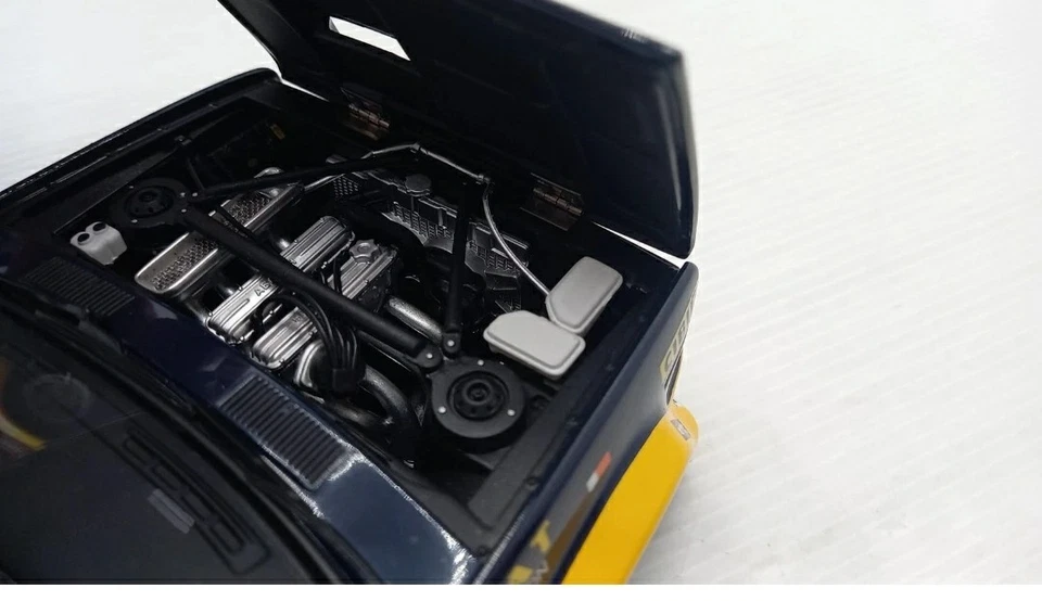 Kyosho Fiat 131 Abarth OLIO FIAT #3 Zanini Rally Costa Brava 1979 1/18 - Immagine 4 di 4