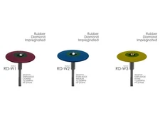 Dental Lab Rubber Diamond Wheels Extra-Fine Medium Coarse for zirconia porcelain