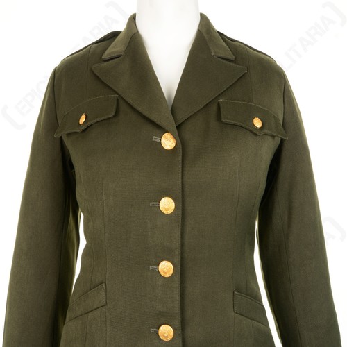 WW2 American Womens Class A WAC Officers Service Jacket Military Repro US - Picture 2 of 8
