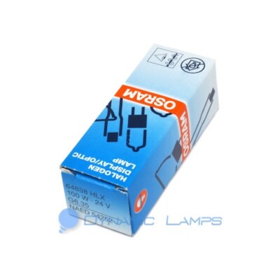 54252 64638 Osram 100W 24V G6.35 T3 HLX Clear Halogen Lamp
