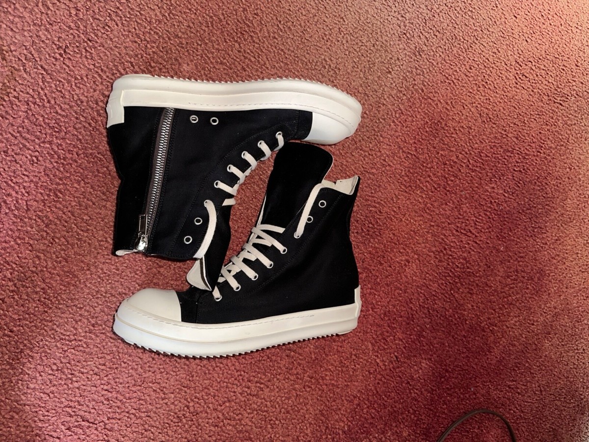 Rick Owens DRKSHDW Canvas Ramones - SIZE 43.5 EU 9.5 US | eBay Rick Owens DRKSHDW Canvas Ramones - SIZE 43.5 EU 9.5 US | eBay