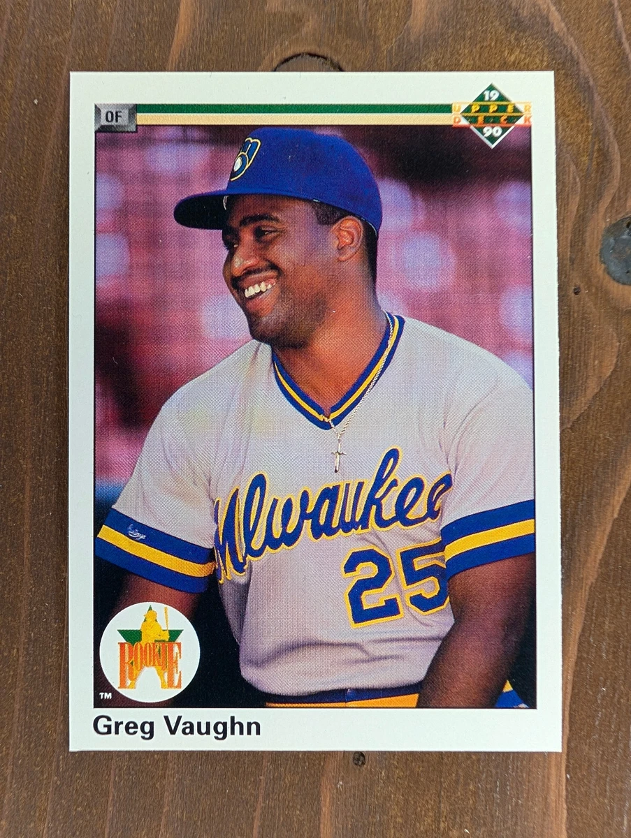 1990 Upper Deck - Greg Vaughn #25 for sale | eBay