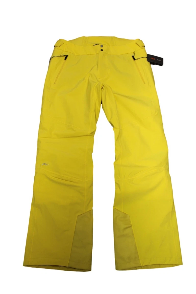 KJUS Men Formula Ski Pants Trousers Men's Yellow Burnt Yellow Size 54 New