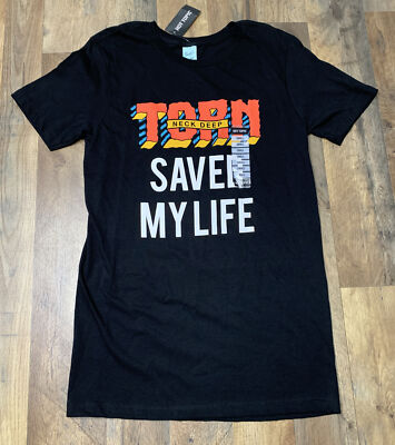 NEW Neck Deep Torn Saved My Life Shirt Small Pop Punk Hot Topic Tee See Photos