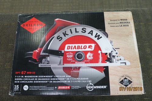 MAGNESIUM SIDEWINDER CIRCULAR SAW 15A 