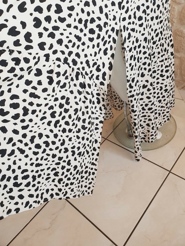 Jupe longue crème et noire neuve taille S/M marque Chantal B (or2) - Imagen 5 de 6