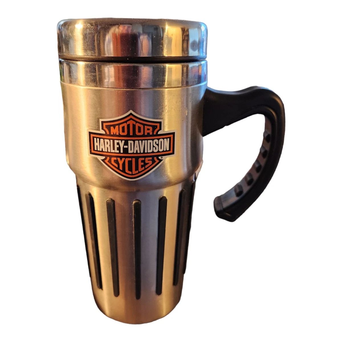 Harley Davidson Stainless Steel Travel Coffee Mug Tumbler 2 Sided