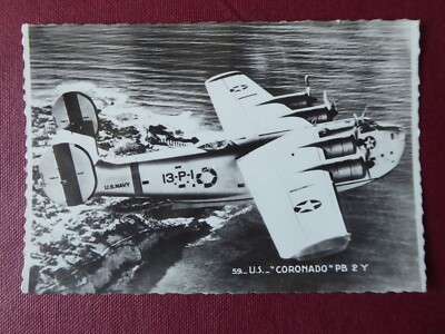 POSTKARTE LUFTFAHRT POSTKARTE CPA FOTO KONSOLIDIERT CORONADO PB2Y US MARINE