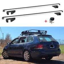 46" Roof Rack Crossbars Luggage Cargo Kayak Carriers For VW Jetta Sportwagen 01+