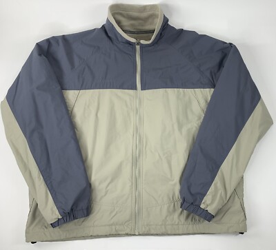 COLUMBIA Mens XL Core Interchange Jacket Beige Gray Color COLUMBIA Mens XL Core Interchange Jacket Beige Gray Color