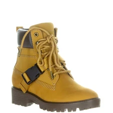 KENDALL + KYLIE Women's Eos Faux Leather Buckled Boots, Color Options