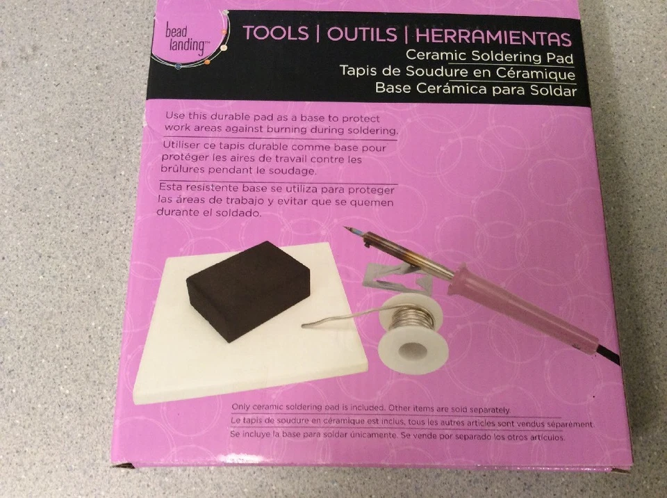 Bead Landing Ceramic Soldering Pad Base for Jewelry Making New 6" Foto 2 de 2