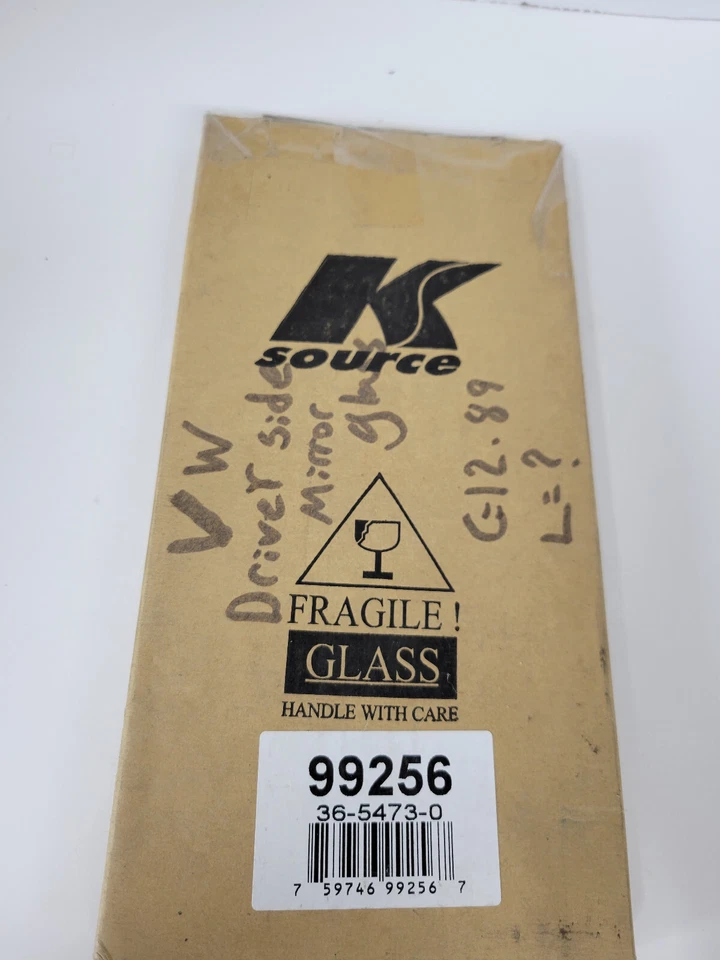 Espejo retrovisor lateral de vidrio para conductor NOS 99256 1999-2005 Volkswagen Golf/Jetta/GTI Foto 3 de 4