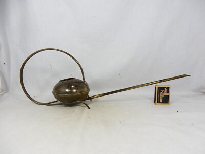 Well shaped 50´s design brass watering can Messing Gießkanne Kakteen Orchideen