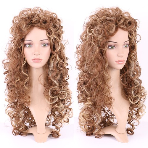 US Natural Long Wavy Curly Straight Wigs Hair Full Wigs Cosplay Party Sexy Women - Picture 36 of 51