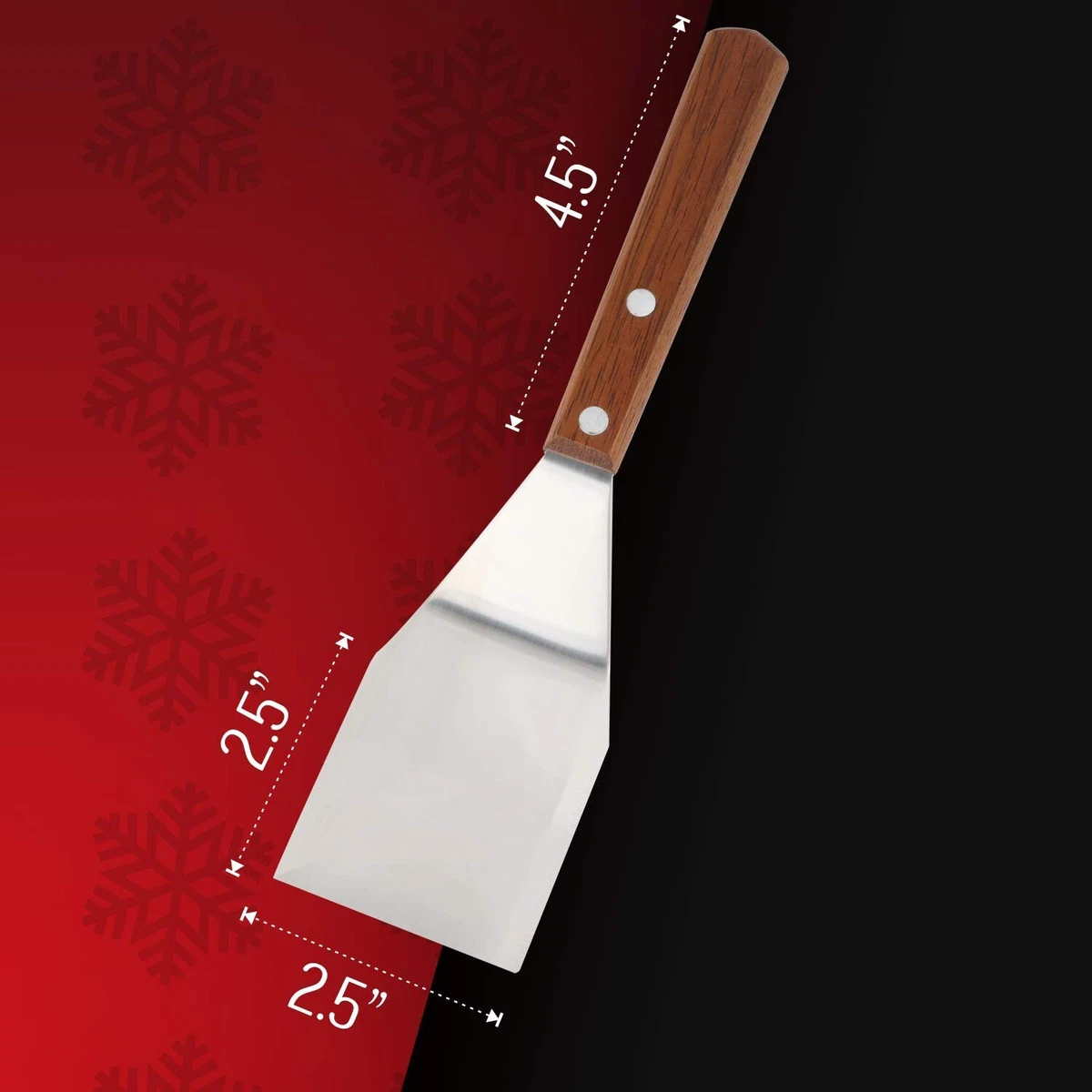Professional Small Metal Spatula With Merbau Wooden Handle eBay