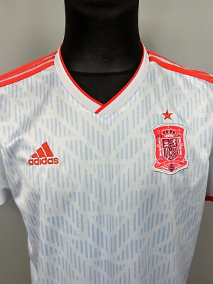 SPAIN 2018 2019 AWAY SHIRT FOOTBALL SOCCER JERSEY ADIDAS MENS
