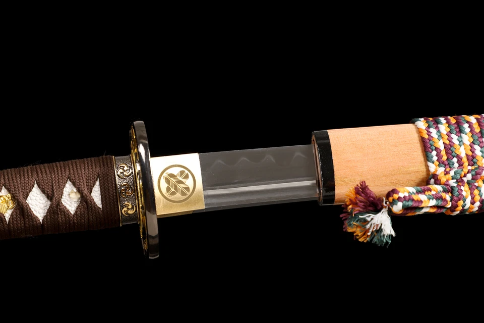 Espada Katana Samurai Japonesa Templada Arcilla de Acero T10 Afilada Full Tang Foto 4 de 4