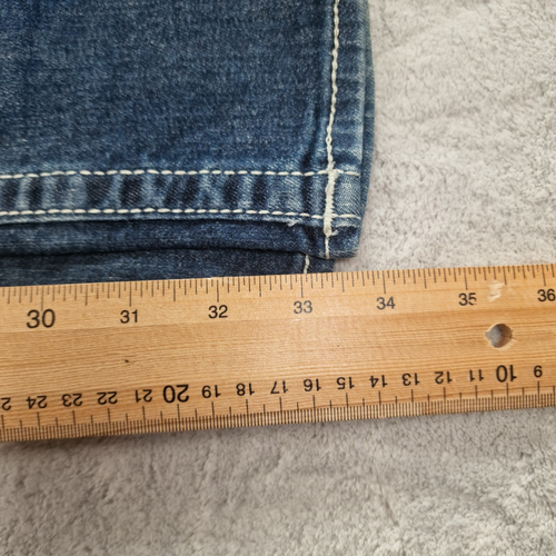 TRUE RELIGION Womens Jeans Blue Regular Straight Stone Wash W27 L33 - Picture 10 of 10