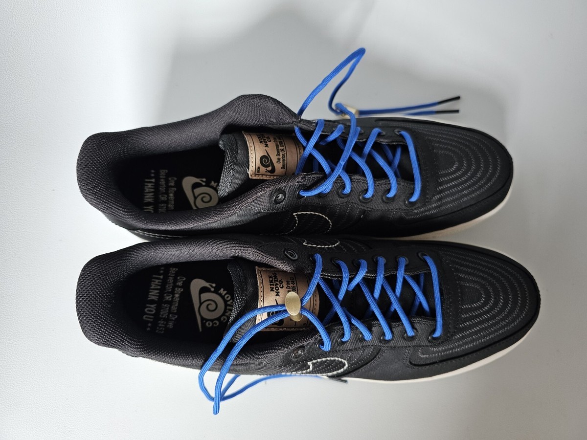 NIKE ☆ Air Force 1 '07 'Black Blue Lightning' Nike Air Force 1 “Blue Lightning” | On-Feet Look - YouTube