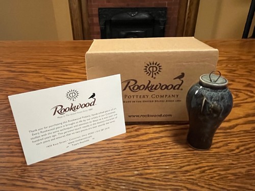 Rookwood Pottery Company Pieces Ornament, Pinecone Vase or Leaf Set, Select, NIB - Picture 5 of 20