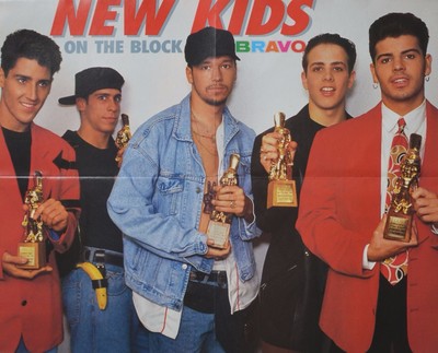 NEW KIDS ON THE BLOCK - A2 Poster (XL - 42 x 55 cm) - Fan Sammlung BRAVO Magazin