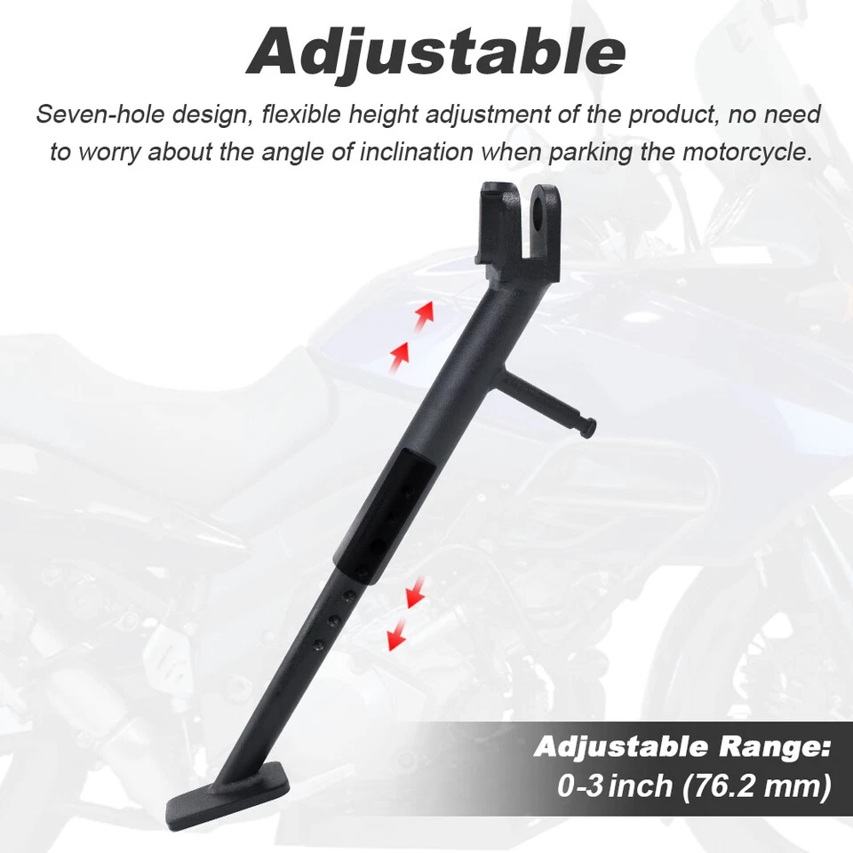 Soporte lateral ajustable apto para Suzuki V-Strom 1000/DL1000 2002-2013  Foto 3 de 4