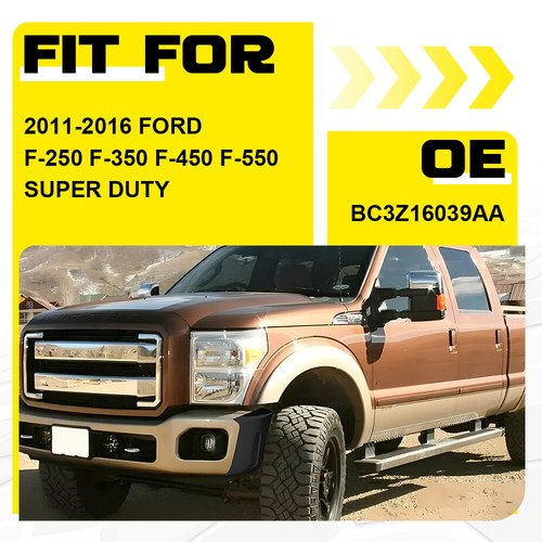LEFT DRIVER SIDE LH FRONT BUMPER FENDER EXTENSION FOR 2011-2016 FORD F-250 F-350 - Picture 5 of 12