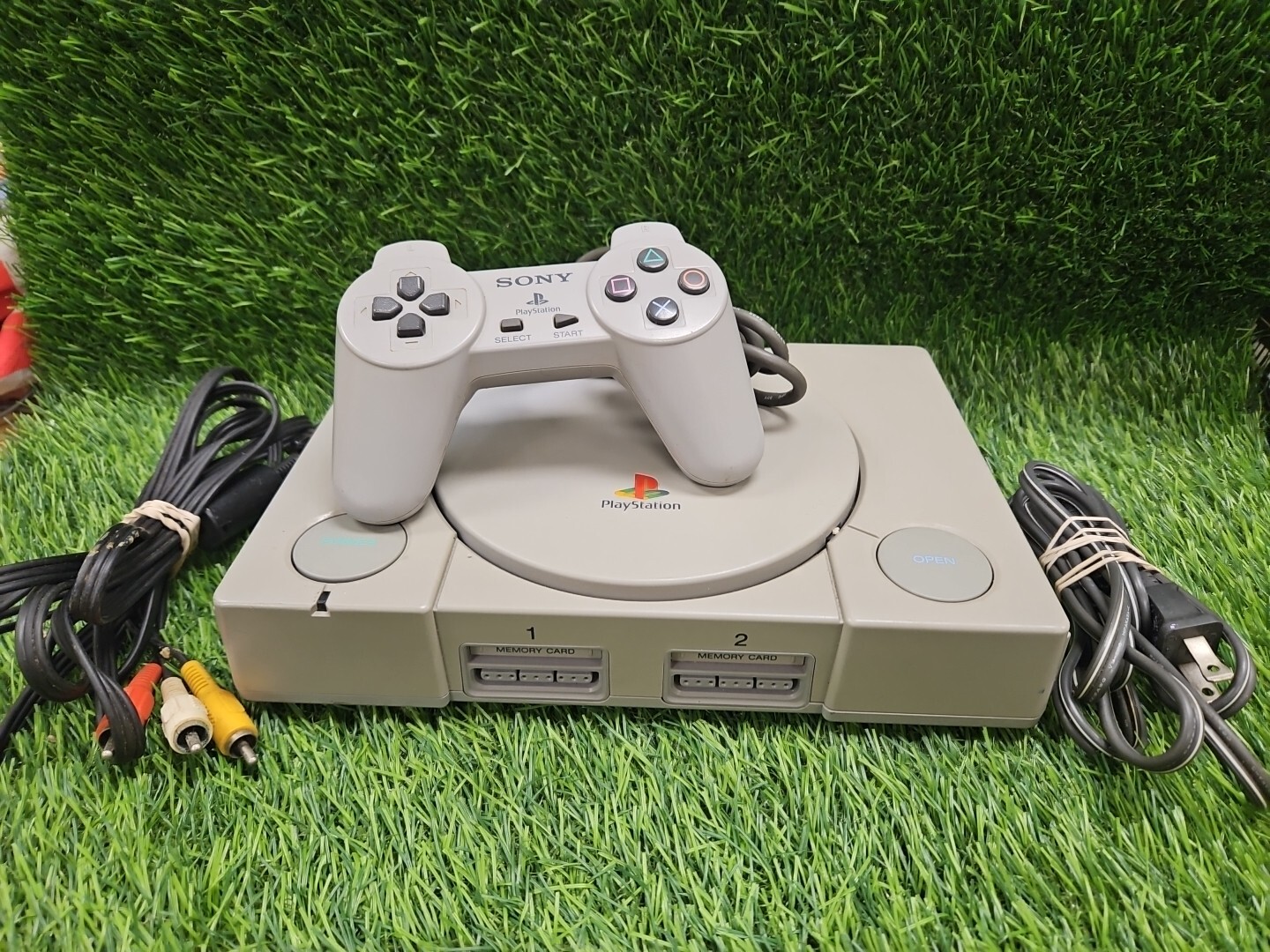 Sony PlayStation 1 SCPH-7001 with Controller and Cables Fully Tested and Ready to Play