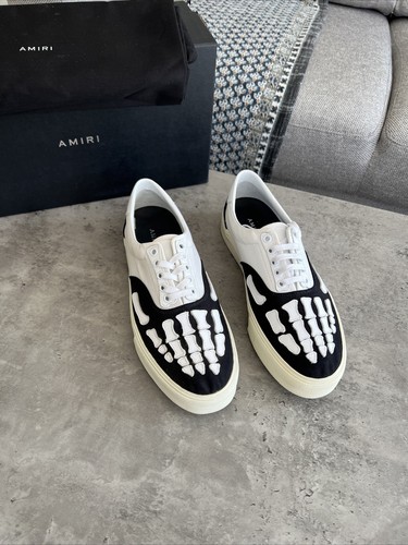 Amiri Trainers Skel Runner Low Top Sneaker Größe UK7 EU41 Amiri Skeleton Black - Bild 6 von 21