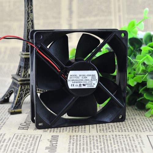 For NMB 3610KL-05W-B60 0.26A 24V Inverter Dual Ball Bearing Cooling Fan 2pin - Picture 2 of 5