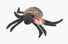 TY Beanie Baby - Spinner the Spider Vintage 1996 Tags Attached Pristine  4036
