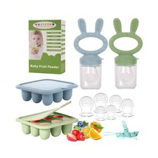 WAJIAYON Easter Bunny Baby Breastmilk Popsicle Molds  Baby Fruit Feeder, Bab...